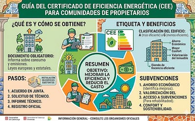 Certificado de Eficiencia Energética para comunidades en Cataluña: cuándo es obligatorio y cómo mejorarlo