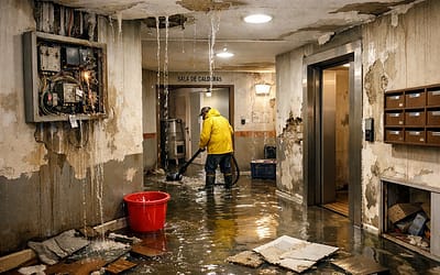 Daños por agua en comunidades de propietarios: cómo gestionarlos correctamente y evitar conflictos